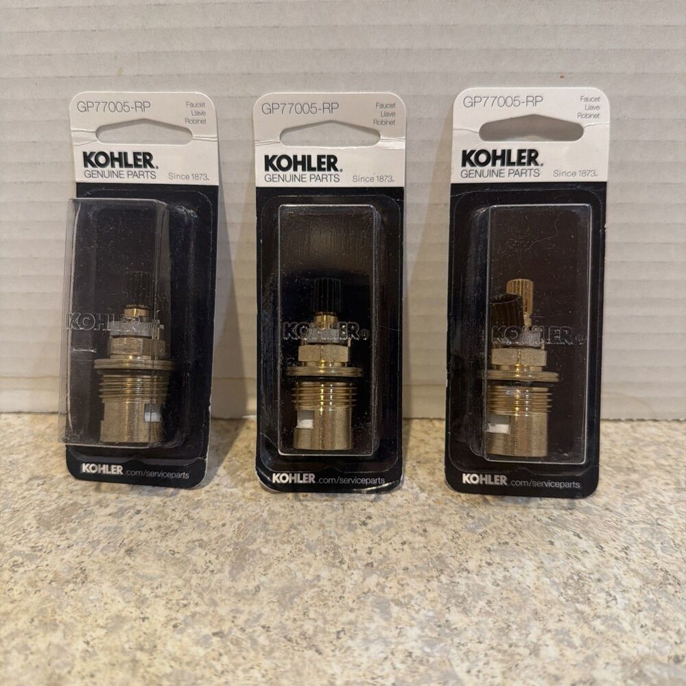 Kohler GP77005-RP Ceramic Valve Cartridges Faucet Parts - Lot of 3